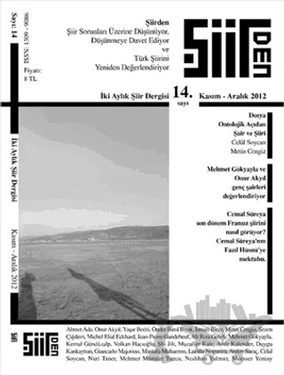 Şiirden İki Aylık Şiir Dergisi Sayı: 14 Kasım - Aralık 2012 – Şiirden Yayıncılık kitap kapağı