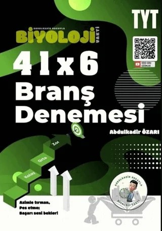 TYT Biyoloji 41x6 Branş Denemesi – Abdulkadir Özarı – Biyoloji Vakti kitap kapağı