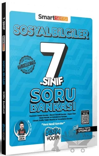 7. Sınıf Sosyal Bilgiler Soru Bankası – Metin Uruk – Benim Hocam Yayınları kitap kapağı