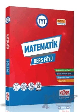 TYT Matematik Ders Föyü – Kolektif – Nego Yayınları kitap kapağı