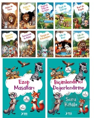 Ezop Masalları (10 Kitap) – Ülkü Duysak – Yuva Yayınları kitap kapağı