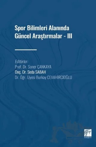 Spor Bilimleri Alanında Güncel Araştırmalar - 3 – Kolektif – Gazi Kitabevi kitap kapağı