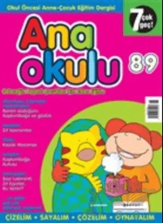 Anaokulu Sayı: 89 Anne-Çocuk Eğitim Dergisi – Boyut Yayın Grubu kitap kapağı