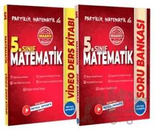 5. Sınıf Partikül Matematik Seti – Kolektif – Partikül Yayınları kitap kapağı