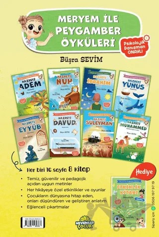 Meryem İle Peygamber Öyküleri Serisi 9 Kitap – Büşra Sevim – Mevsimler Kitap kitap kapağı