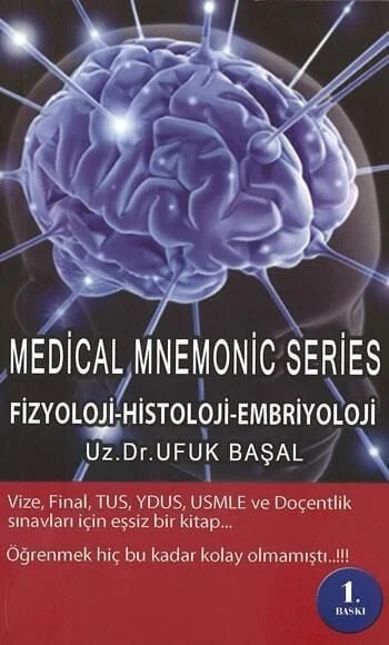 Medical Mnemonic Series: Fizyoloji - Histoloji - Embriyoloji – Uz. Dr. Ufuk Başal – Nobel Tıp Kitabevleri kitap kapağı