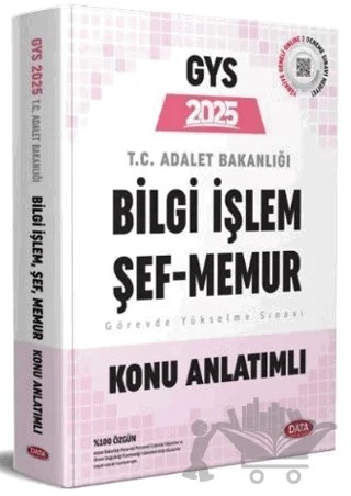 Adalet Bakanlığı Bilgi İşlem (Merkez-Taşra) Şef (Taşra) Memur GYS Konu Anlatımlı – Kolektif – Data Yayınları kitap kapağı