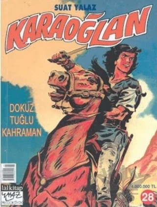 Karaoğlan Sayı: 28 Dokuz Tuğlu Kahraman – Lal Kitap kitap kapağı