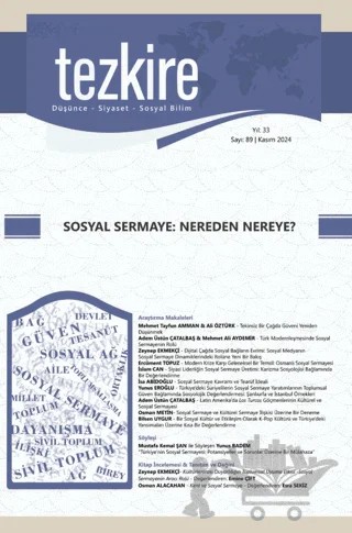 Tezkire 89. Sayı – Kolektif – Tezkire Dergisi kitap kapağı
