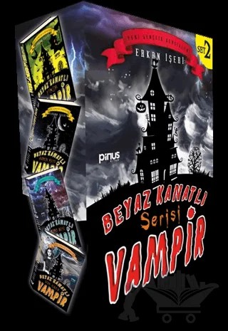 Beyaz Kanatlı Vampir Seti - 2 (4 Kitap Takım) – Erkan İşeri – Pinus Kitap kitap kapağı