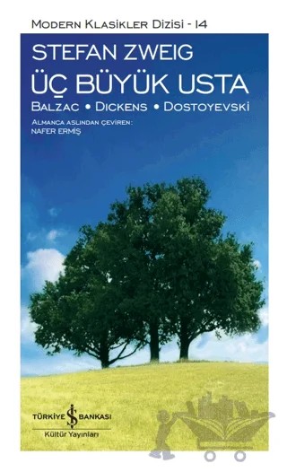 Üç Büyük Usta: Balzac - Dıckens - Dostoyevski – Stefan Zweıg – İş Bankası Kültür Yayınları kitap kapağı