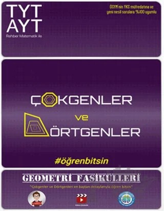 TYT - AYT Geometri Fasikülleri - Çokgenler ve Dörtgenler – Kolektif – Tonguç Akademi kitap kapağı