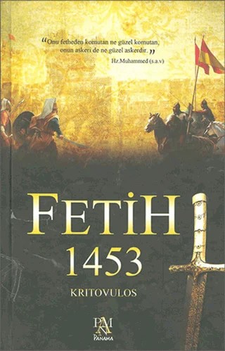 Fetih 1453 – Kritovulos – Panama Yayıncılık kitap kapağı