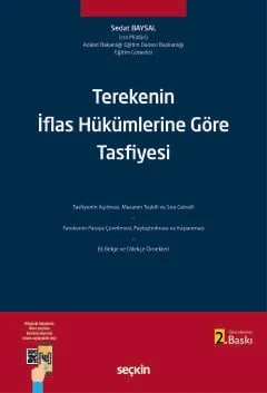 Terekenin İflas Hükümlerine Göre Tasfiyesi – Sedat Baysal – Seçkin Yayıncılık kitap kapağı