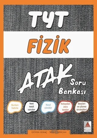 TYT Fizik Atak Soru Bankası – Güven Aykaç, Sedat Dirican – Delta Kültür Yayınevi kitap kapağı
