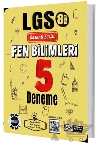 8. Sınıf LGS Fen Bilimleri 5 Deneme – Kolektif – Mutlak Değer Yayıncılık kitap kapağı