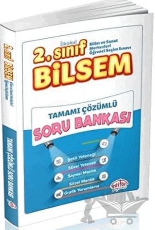 2. Sınıf Bilsem Çözümlü Soru Bankası – Kolektif – Editör Yayınevi kitap kapağı