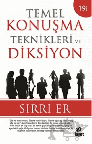 Temel Konuşma Teknikleri ve Diksiyon – Sırrı Er – Hayat Yayınları kitap kapağı