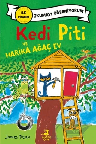 Kedi Piti ve Harika Ağaç Ev – James Dean – Olimpos Çocuk kitap kapağı