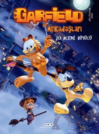 Garfield ile Arkadaşları 20 - Acemi Büyücü – Jim Davis – Yapı Kredi Yayınları kitap kapağı