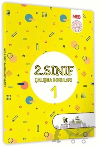 2025 MEB İlkokul 2.Sınıf Çalışma Soruları 1 Tüm Dersler Kazanım Pekiştirme Kitabı – Kolektif – Karakutu Yayın kitap kapağı