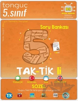5. Sınıf Taktikli Sözel Soru Bankası – Kolektif – Tonguç Akademi kitap kapağı