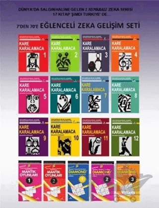 7’den 70’e Eğlenceli Zeka Gelişimi Seti (17 Kitap Takım) – Ahmet Karaçam – Ekinoks Yayın Grubu kitap kapağı