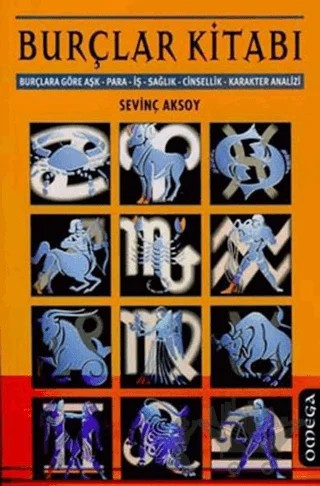 Burçlar Kitabı – Sevinç Aksoy – Omega kitap kapağı