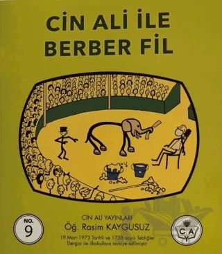 Cin Ali İle Berber Fil – Rasim Kaygusuz – Cin Ali Yayınları kitap kapağı