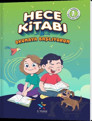 1. Sınıf Hece Kitabı ile Okumaya Başlıyorum – Kolektif – 5 Yıldız Yayınları kitap kapağı