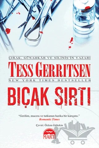 Bıçak Sırtı – Tess Gerritsen – Martı Yayınları kitap kapağı
