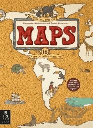 Maps Special Edition – Daniel Mizielinski – Kings Road Publishing kitap kapağı