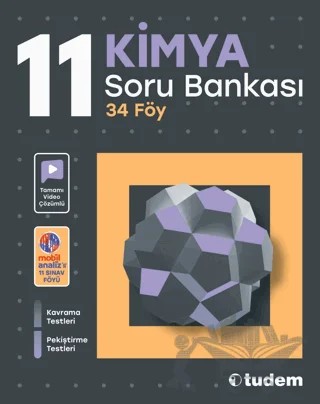 11. Sınıf Kimya Soru Bankası – Kolektif – Tudem Yayınları - Bayilik kitap kapağı