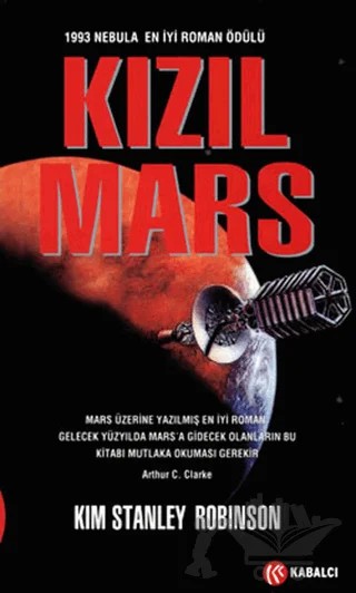 Kızıl Mars – Kim Stanley Robinson – Kabalcı Yayınevi kitap kapağı