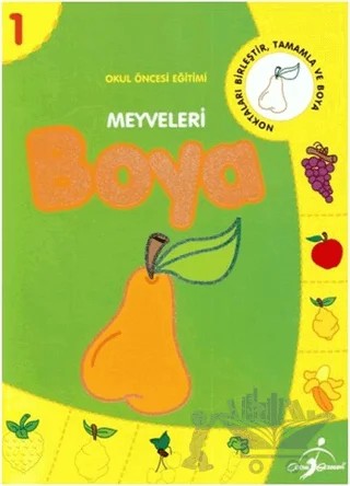 Meyveleri Boya 1 – Kolektif – Çocuk Gezegeni kitap kapağı
