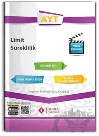 2019 - 2020 AYT Limit ve Süreklilik Kazanım Merkezli Soru Kitapçığı – Kolektif – Sonuç Yayınları kitap kapağı