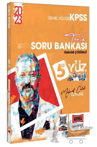 Yargı Yayınları 2023 KPSS 5Yüz Tarih Tamamı Çözümlü Soru Bankası – Mehmet Celal Özyıldız – Yargı Yayınevi kitap kapağı