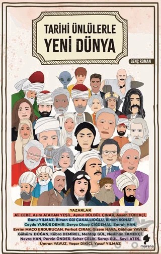 Tarihi Ünlülerle Yeni Dünya – Kolektif – Morena Yayınevi kitap kapağı