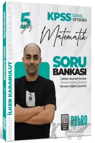 2025 KPSS Genel Yetenek Matematik Soru Bankası – İlker Karabulut – Retro Yayıncılık kitap kapağı