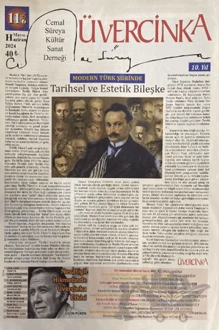 Üvercinka Dergisi Sayı: 115 -116 Mayıs - Haziran 2024 – Üvercinka Dergisi kitap kapağı