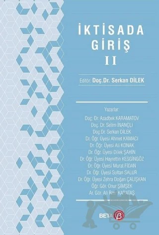 İktisada Giriş 2 – Serkan Dilek – Beta Yayınevi kitap kapağı