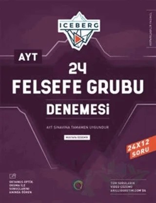 AYT Felsefe Grubu Iceberg 24 Deneme – Kolektif – Okyanus Yayınları kitap kapağı