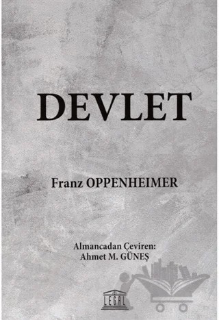 Devlet – Franz Oppenheimer – Legal Yayıncılık kitap kapağı
