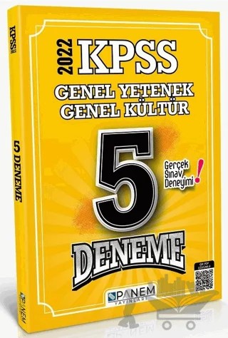 2022 KPSS Tamamı Çözümlü 5 Deneme – Kolektif – Panem Yayınları kitap kapağı