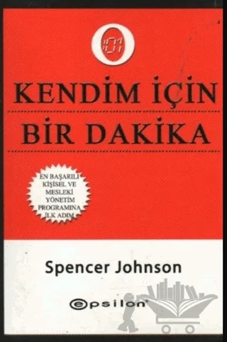 Kendim İçin Bir Dakika – Spencer Johnson – Epsilon Yayınevi kitap kapağı