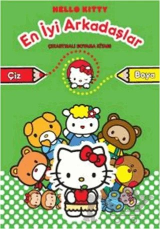 Hello Kitty En İyi Arkadaşlar - Çıkartmalı Boyama – Kolektif – Doğan Egmont Yayıncılık kitap kapağı