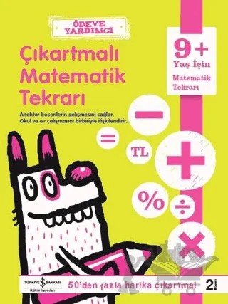 Ödeve Yardımcı Çıkartmalı Matematik Tekrarı – Kolektif – İş Bankası Kültür Yayınları kitap kapağı