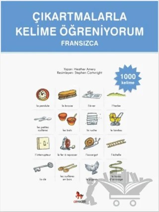 Çıkartmalarla Kelime Öğreniyorum - Fransızca – Heather Amery – Almidilli kitap kapağı