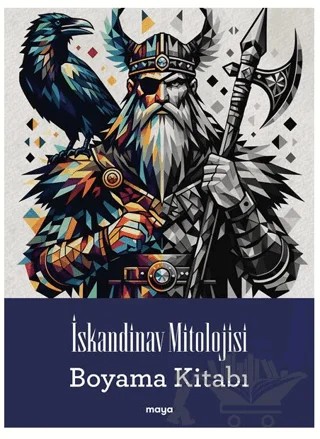 İskandinav Mitolojisi Boyama Kitabı – Tahir Malkoç – Maya Kitap kitap kapağı