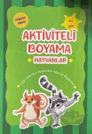Aktiviteli Boyama Hayvanlar – Kolektif – Kids Mode kitap kapağı